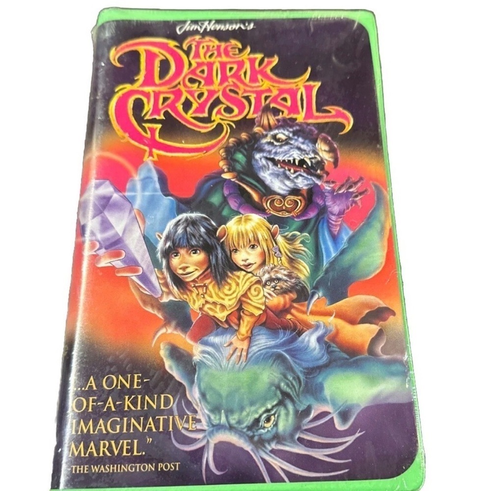 Original 1982 The Dark Crystal Clamshell VHS Jim Henson Factory Sealed New